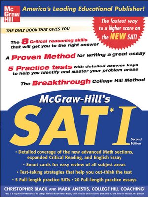 cover image of McGraw-Hills SAT I